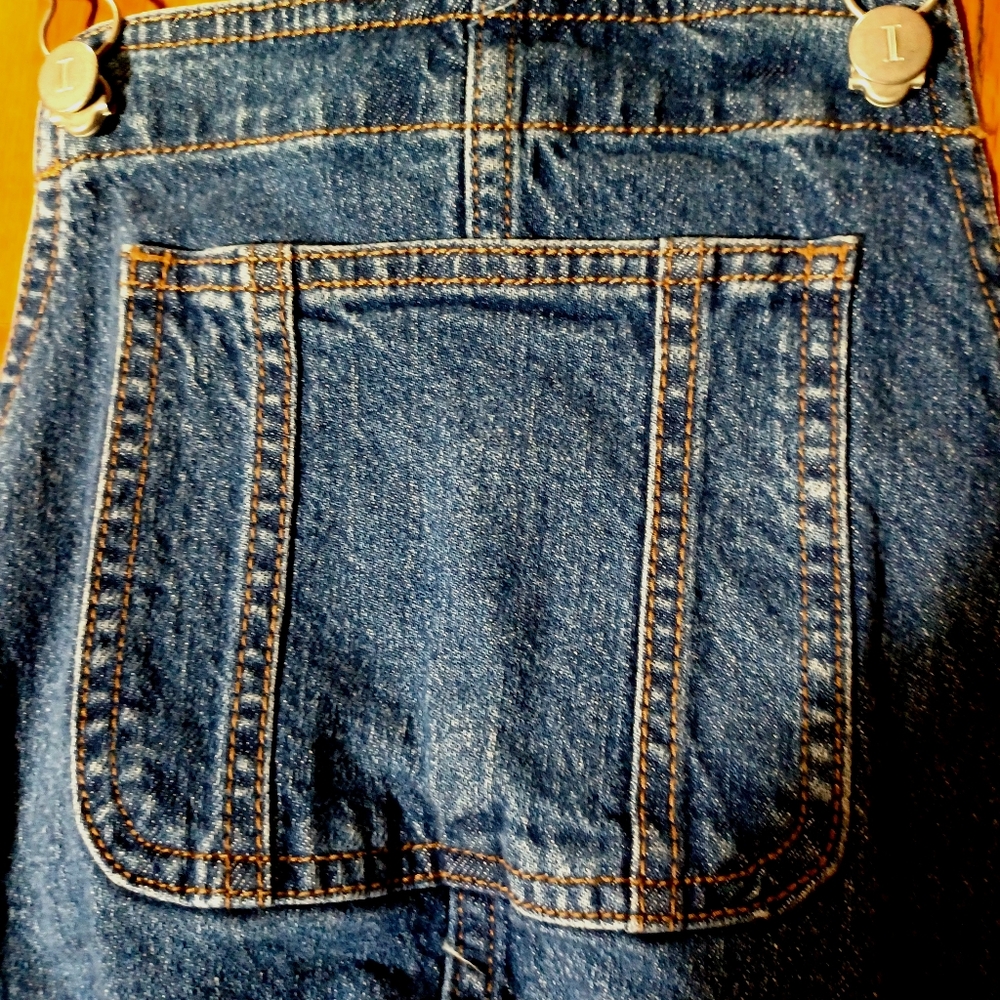 Women's Maternity Denim Overalls - Picture 4 of 16